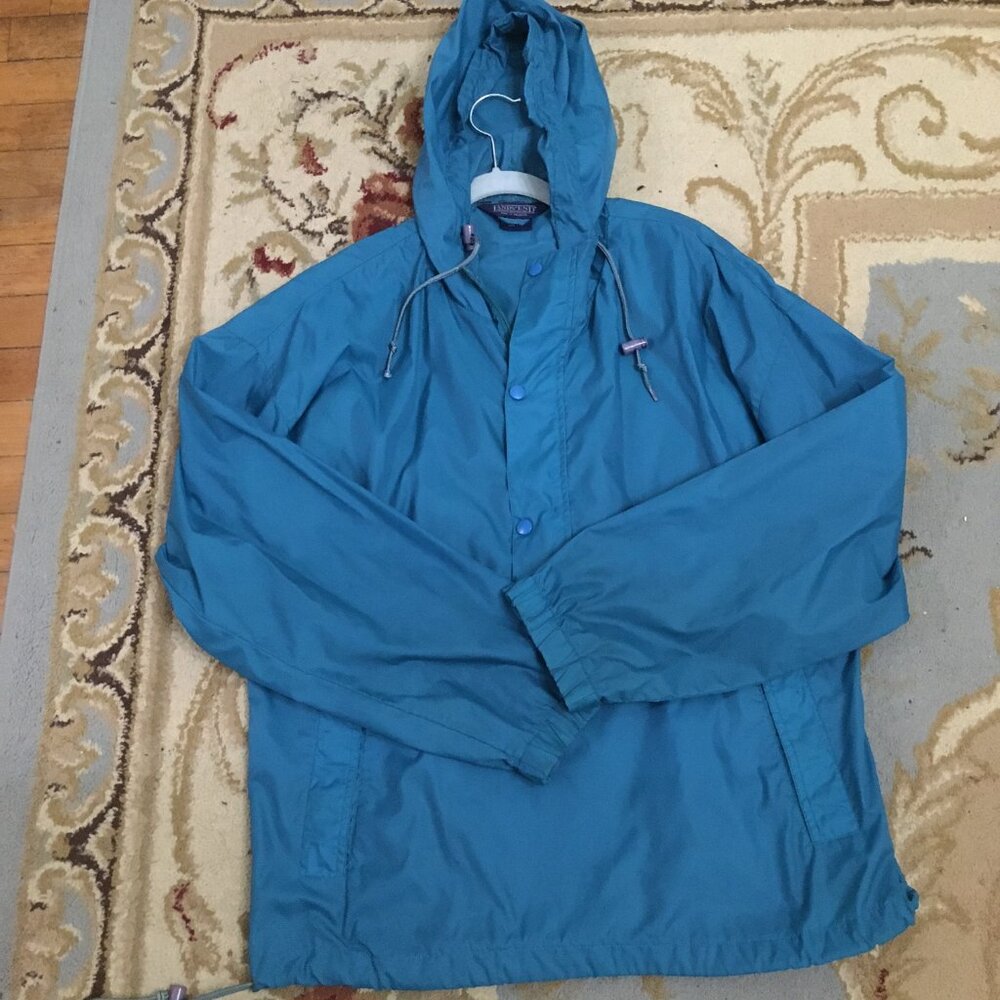 Beautiful Teal Land's End Windbreaker - EUC